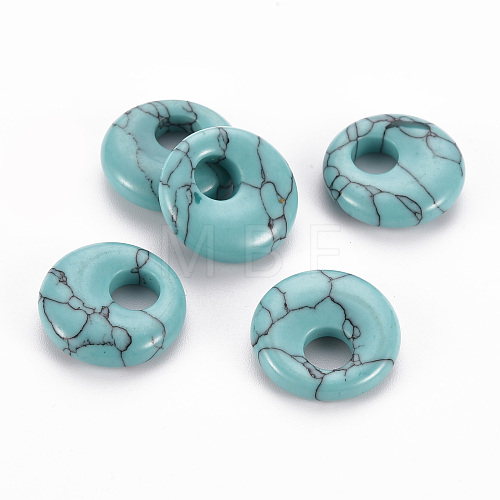 Synthetic Turquoise Pendants G-T122-67I-1