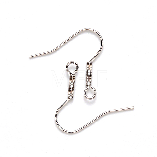 304 Stainless Steel Earring Hooks STAS-S111-008-1