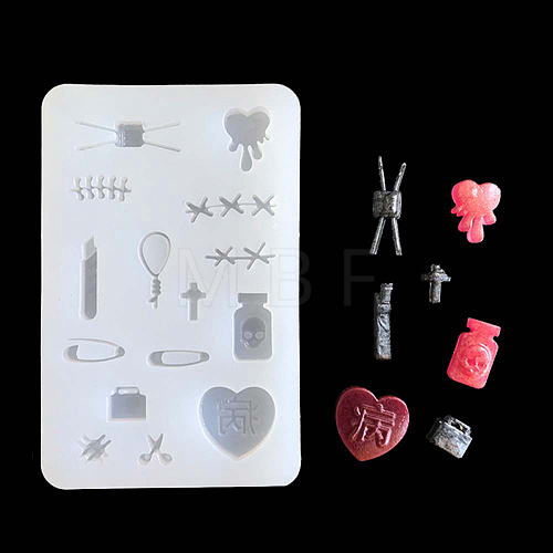 DIY Silicone Pendant Molds PW-WG96992-03-1