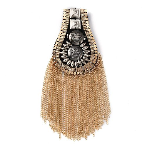 Detachable Iron Tassel Epaulettes FIND-WH0037-43G-1