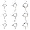 GOMAKERER 925 Sterling Silver Spring Ring Clasps with Open Jump Rings STER-GO0001-04S-1
