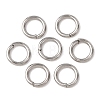 Tarnish Resistant 304 Stainless Steel Open Jump Rings X-STAS-Q186-02-5x0.8mm-1