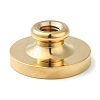 Golden Tone Round Brass Stamp Heads AJEW-H149-05G-02-3