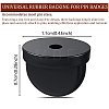 120Pcs Rubber Pin Backs FIND-YW0011-58-2
