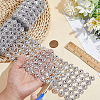 Acrylic & Rhinestone Mesh Wrap Roll DIY-WH0899-697B-2