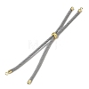 3MM Adjustable Round Nylon Braided Cord Bracelet Making FB-CBAA152-04G-32-2