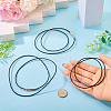 3Pcs 3 Sizes 2MM Round Cowhide Leather Cord Necklaces Makging NJEW-TAC0048-5
