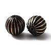Plating Acrylic Beads KY-WH0046-04I-1