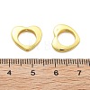 Brass Micro Pave Cubic Zirconia Beads Frame KK-H495-04G-2