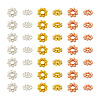 Craftdady 300Pcs 3 Colors Alloy Daisy Spacer Beads PALLOY-CD0001-11-13