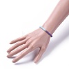 Eco-Friendly Handmade Polymer Clay Heishi Beads Stretch Bracelets BJEW-JB04615-M-4