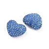 Heart Shaped Polymer Clay Rhinestone Beads CLAY-NH0002-02E-2