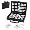 Rectangle Aluminum Alloy with MDF Organizer Cases ODIS-WH0108-093A-1