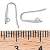 304 Stainless Steel Hoop Earrings Finding STAS-B065-05P-3
