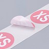 Paper Self-Adhesive Clothing Size Labels DIY-A006-B05-4