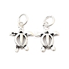 Ocean 925 Sterling Silver Hollow Turtle Charms STER-K188-13AS-1