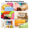   6Pcs 6 Style PU Leather Knitting Crochet Bags Nail Bottom Shaper Pad FIND-PH0009-91-6