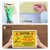 5Pcs Waterproof PVC Warning Sign Stickers DIY-WH0237-024-4