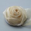 Cloth Rose Ribbon Chokers FIND-TAC0011-76A-2