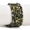 Natural Yellow Turquoise(Jasper) Beads Strands G-G345-C10-2x4mm-2