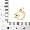 Rack Plating Brass Micro Pave Cubic Zirconia Pendants X-KK-H509-02G-01-3