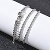 10Pcs 2MM 304 Stainless Steel Rope Chain Necklaces NJEW-G203-08P-3