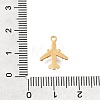 304 Stainless Steel Rhinestone Pendants STAS-E531-22G-B-3