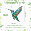 Acrylic Bird Hanging Suncatchers HJEW-WH20021-02D-2