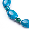 Natural Chrysocolla Beads Strands X-G-F647-07-3