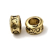 Rack Plating Tibetan Style Alloy Spacer Beads TIBE-WH0007-01AG-2