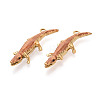 304 Stainless Steel Enamel Pendants STAS-N124-24G-1