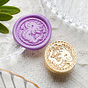 Animal Insect Theme Golden Plated Wax Seal Brass Stamp Head STAM-K001-03G-08-1