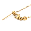 304 Stainless Steel Cable Chain Necklace for Women NJEW-G104-06G-3