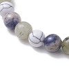 Synthetic Howlite & Natural Sodalite & Labradorite Beads Bracelets for Women BJEW-JB12829-3