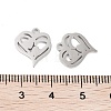 316 Stainless Steel Charms STAS-C096-12B-P-3