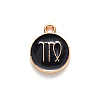 Alloy Enamel Pendants ENAM-S124-01B-08B-2