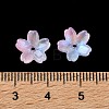 Electroplate Transparent Glass Beads PW-WG44A55-03-3