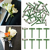 20Pcs Iron & Plastic Brooch Findings JEWB-SC0001-7