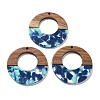 Resin and Walnut Pendants FIND-R051-13F-1