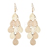 Brass Dangle Earrings EJEW-B157-02E-G-4