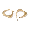 Ion Plating(IP) 201 Stainless Steel Hoop Earrings EJEW-I309-33G-2