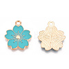 Alloy Enamel Pendants X-ENAM-S121-115G-2
