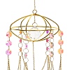 Quartz Crystal & Alloy Suncatchers HJEW-Z009-02B-2