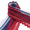 9 Yards 3 Styles Independence Day Polyester & Polycotton Ribbons Sets SRIB-A015-02A-05-2