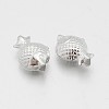 925 Sterling Silver Fish Beads STER-M090-32-2