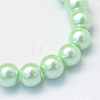 Baking Painted Glass Pearl Bead Strands HY-Q003-3mm-04-2