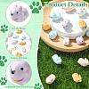 15Pcs 5 Colors Handmade Porcelain Beads PORC-CJ0001-57-3