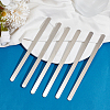 304 Stainless Steel Bangle Blank Strips MAK-WH0016-02B-P-4