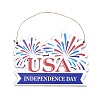 Independence Day Density Board Wooden Wall Ornament Doorplate Pendants HJEW-C004-09-1