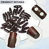 30Pcs Natural Wood Buttons FIND-GF0009-92A-6